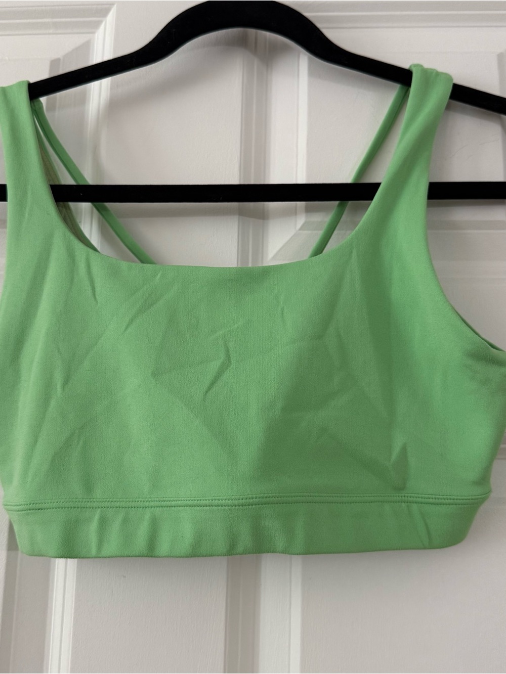 Athleta Lime Green Scoop Sports Bra